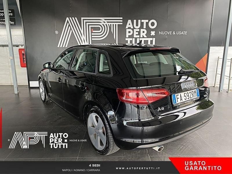 Usata Audi A3 Sportback Ambition 110 CV (80 kW) 2015 Nero Utilitaria