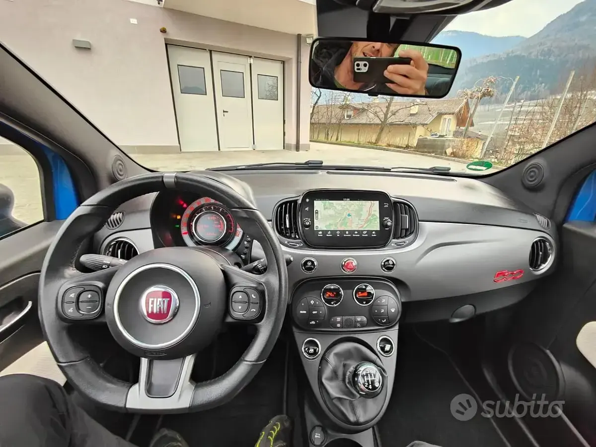 Usata Fiat 500S 69 CV (50 kW) 2018 Bluazzurro Berlina