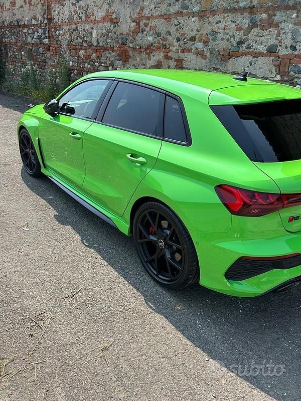 Usata Audi RS3 400 CV (294 kW) 2024 Verde Berlina