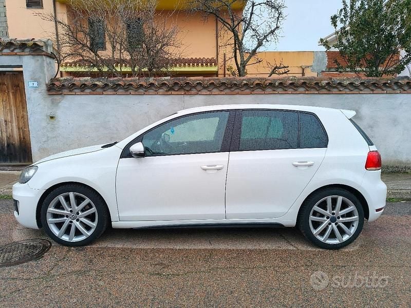 Usata VW Golf VII GTD 170 CV (125 kW) 2012 Bianco Berlina