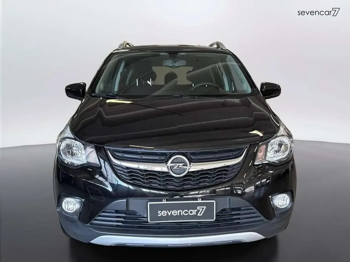 Usata Opel Karl Rocks 73 CV (53 kW) 2017 Nero Utilitaria