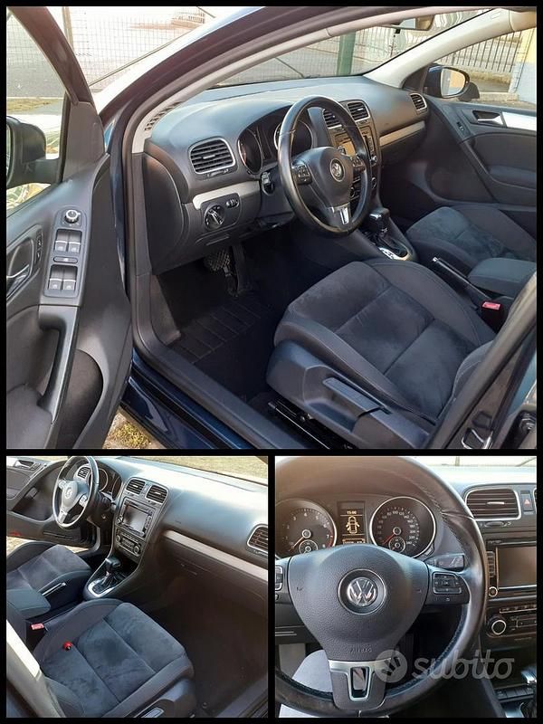 Usata VW Golf VI 2011 Blu Utilitaria