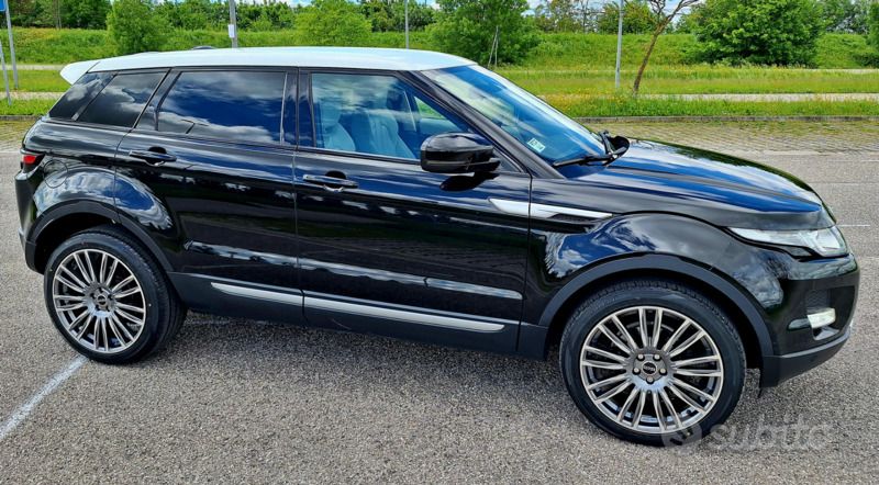 Usata Land Rover Range Rover evoque 190 CV (139 kW) 2013 Nero SUV
