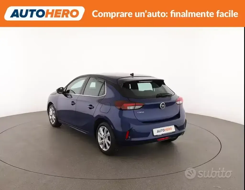 Usata Opel Corsa Elegance 75 CV (55 kW) 2021 Blu/azzurro Utilitaria