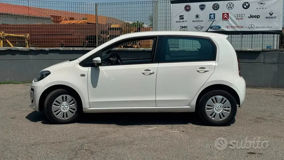 Usata VW up! 60 CV (44 kW) 2014 Bianco Utilitaria