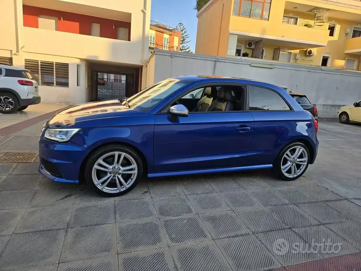 Usata Audi S1 231 CV (169 kW) 2015 Bluazzurro Utilitaria