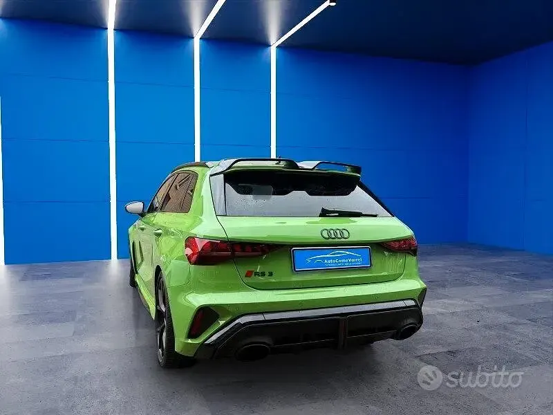 Usata Audi RS3 400 CV (294 kW) 2025 Verde Berlina