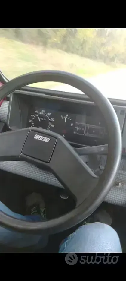 Usata Fiat Panda 34 CV (25 kW) 1987 Rosso Utilitaria