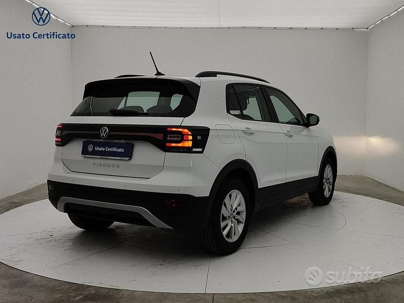 Usata VW T-Cross Style 95 CV (69 kW) 2021 Bianco SUV