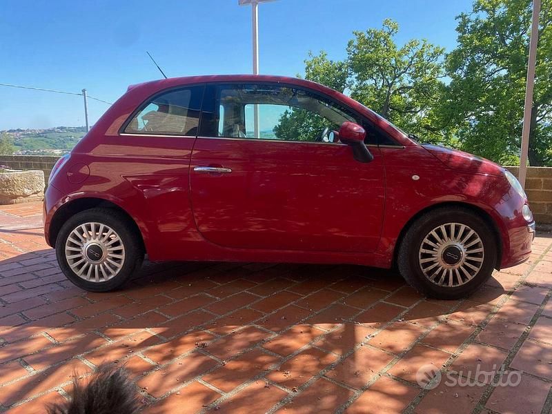 Usata Fiat 500 Lounge 69 CV (50 kW) 2010 Rosso Berlina