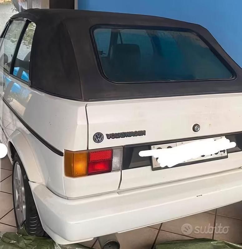 Usata VW Golf Cabriolet 73 CV (53 kW) 1992 Bianco Cabrio