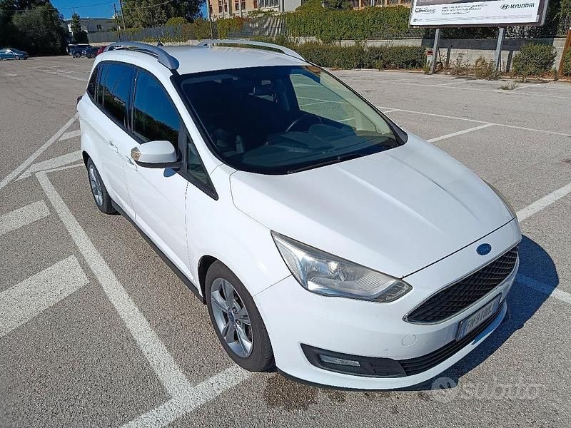 Usata Ford Grand C-Max 120 CV (88 kW) 2018 Bianco Monovolume