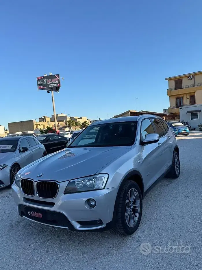 Usata BMW X3 Efficient Dynamics 184 CV (135 kW) 2012 Grigio SUV