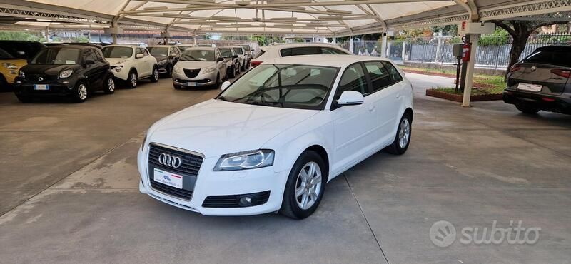 Usata Audi A3 Ambition 90 CV (66 kW) 2010 Bianco Utilitaria
