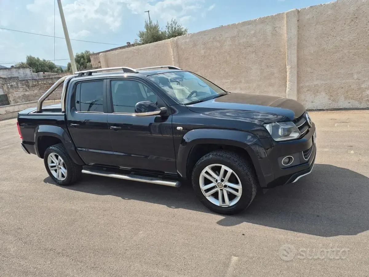 Usata VW Amarok 180 CV (132 kW) 2013 Nero Pick-up