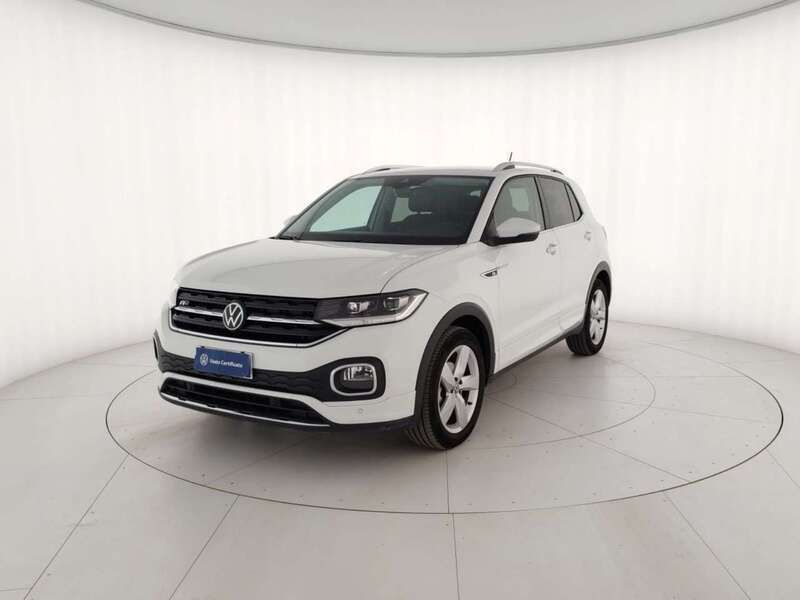 Usata VW T-Cross R-line 110 CV (80 kW) 2023 Argento SUV