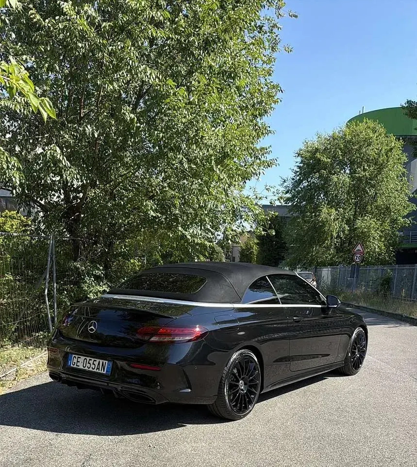 Usata Mercedes C200 Premium Plus 184 CV (135 kW) 2021 Nero Cabrio