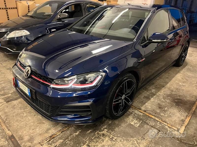 Usata VW Golf GTI 245 CV (180 kW) 2019 Blu Coupé