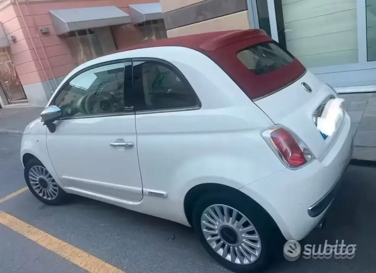 Käytetty Fiat 500 69 HP (50 kW) 2013 Valkoinen Avoauto