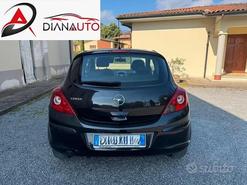 Usata Opel Corsa Club 80 CV (58 kW) 2007 Nero Utilitaria