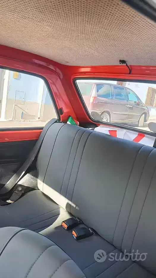 Usata Fiat 126 1980 Rosso Utilitaria
