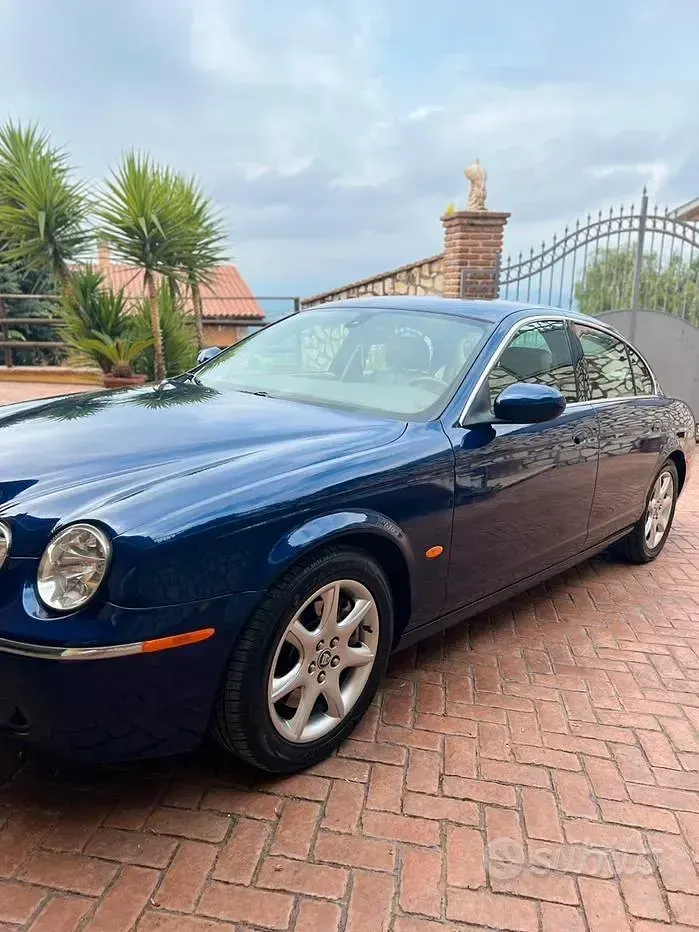 Usata Jaguar S-Type S 207 CV (152 kW) 2004 Blu Berlina
