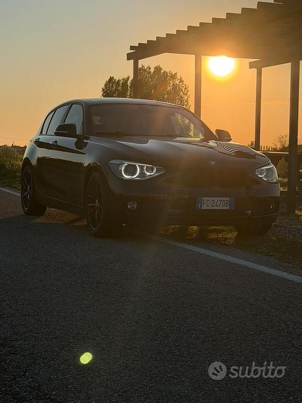 Usata BMW 116 2015 Nero Utilitaria