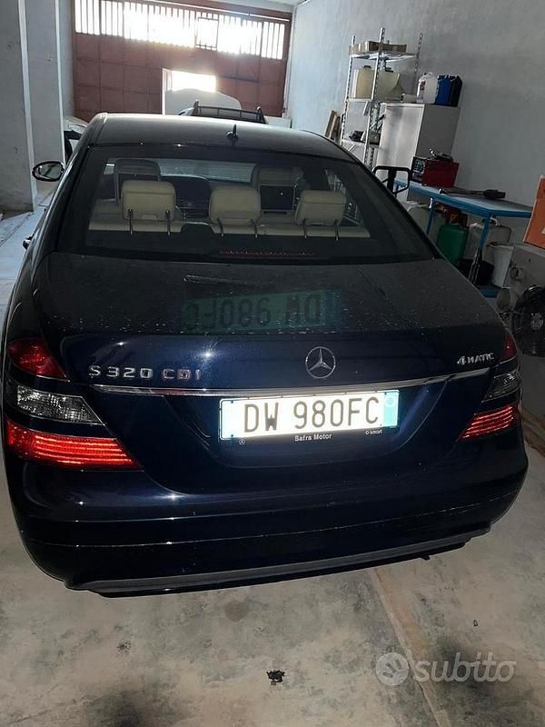 Usata Mercedes S320 AMG 2009 Blu Berlina