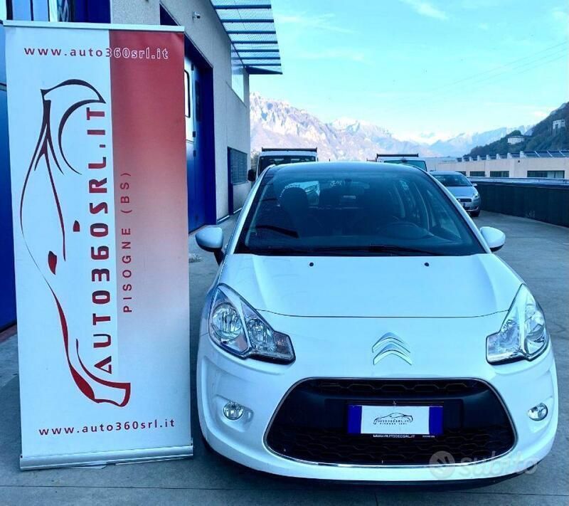 Usata Citroën C3 Exclusive 60 CV (44 kW) 2012 Bianco pastello Utilitaria