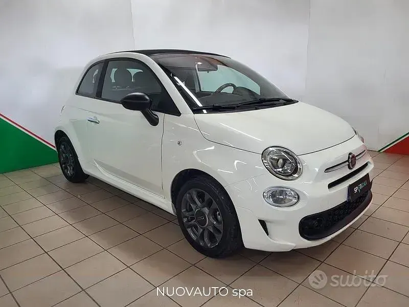 Usata Fiat 500C Connect 70 CV (51 kW) 2021 Bianco Cabrio