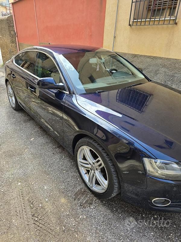 Usata Audi A5 170 CV (125 kW) 2011 Blu Coupé