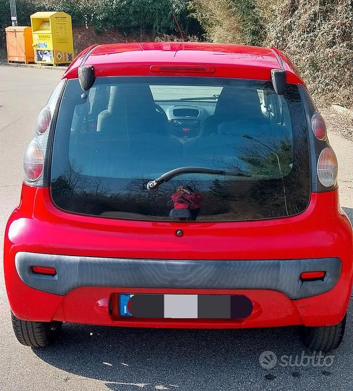 Usata Citroën C1 2008 Rosso Utilitaria