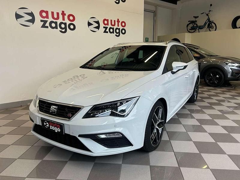 Bianco pastello Usata 2017 Seat Leon ST FR Station wagon | 14.900 € (Buon prezzo) - Immagine 1/4