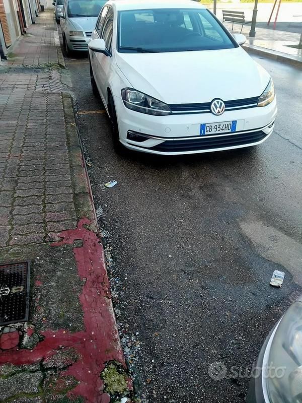 Usata VW Golf VII 2020 Bianco Berlina