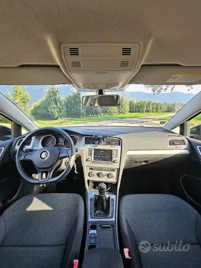 Usata VW Golf VII 122 CV (89 kW) 2014 Nero Berlina