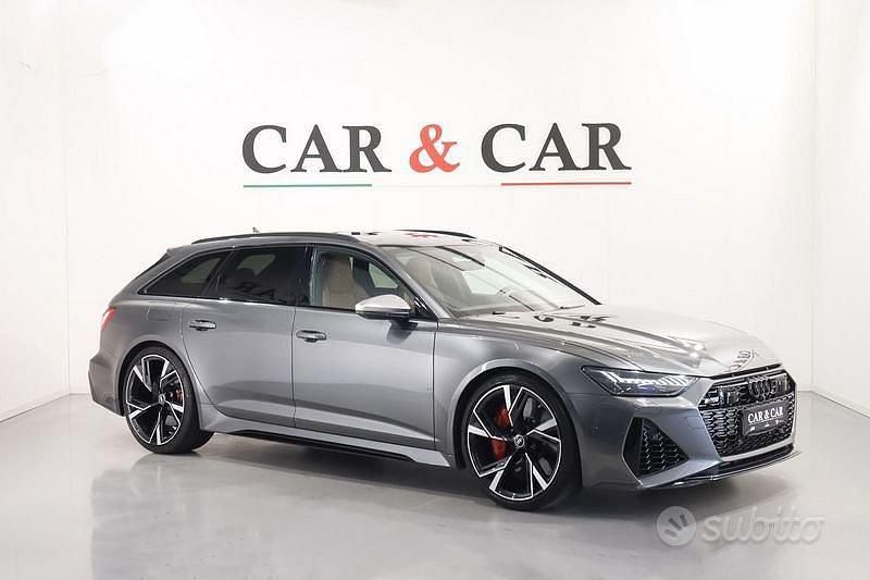 Grigio daytona Usata 2021 Audi RS6 Comfort Station wagon | 85.000 € (Ottimo prezzo) - Immagine 1/4