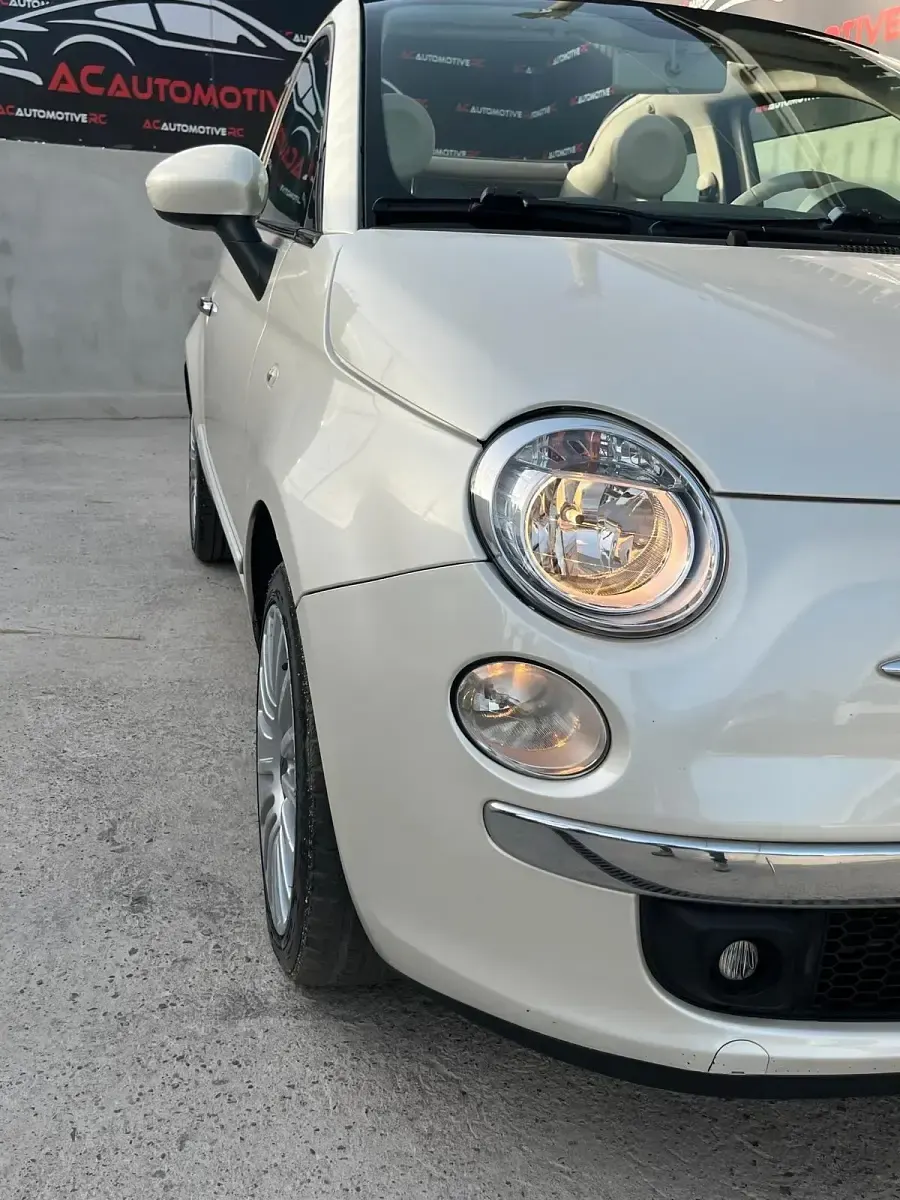 Usata Fiat 500C Lounge 69 CV (50 kW) 2012 Beige Cabrio