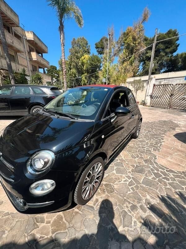 Usata Fiat 500C 2015 Nero Cabrio