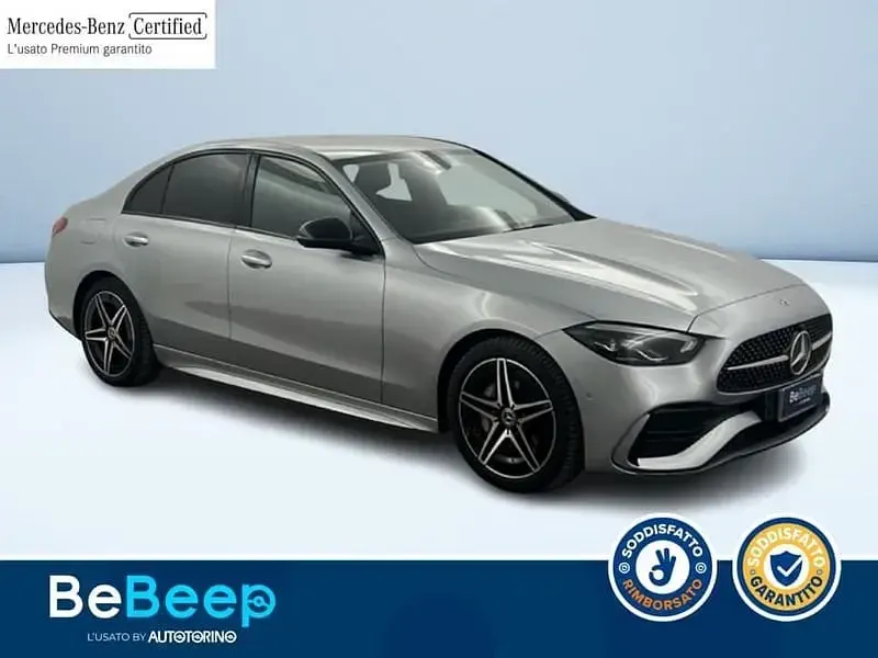 Usata Mercedes C220 Premium Plus 200 CV (147 kW) 2023 Argento metallizzato Berlina