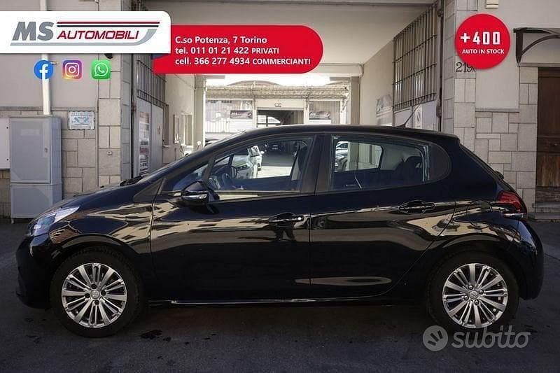 Usata Peugeot 208 Active 83 CV (61 kW) 2019 Nero Utilitaria