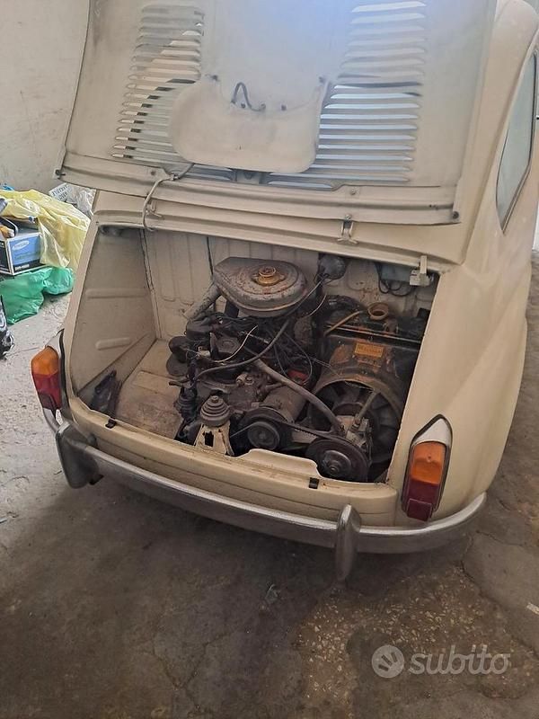 Usata Fiat 600 1960 Bianco Utilitaria