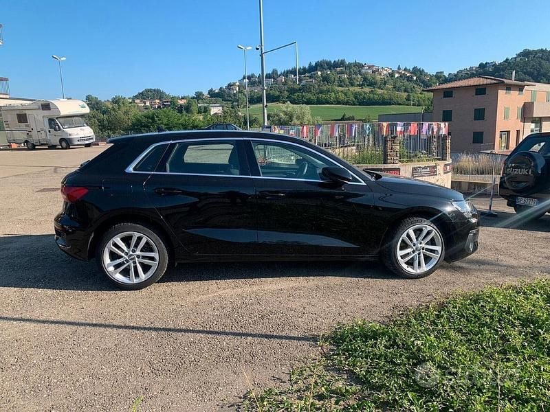 Usata Audi A3 150 CV (110 kW) 2020 Nero Berlina