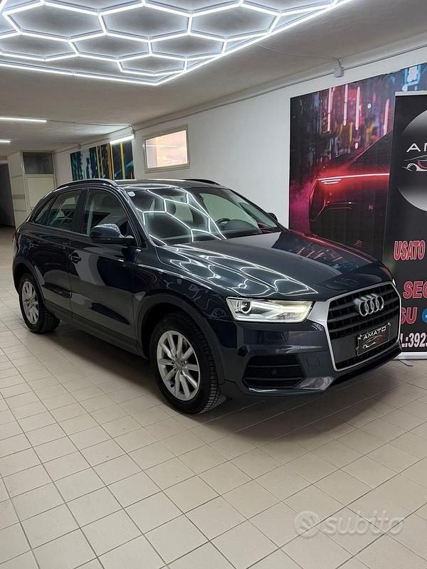 Usata Audi Q3 150 CV (110 kW) 2018 Blu SUV