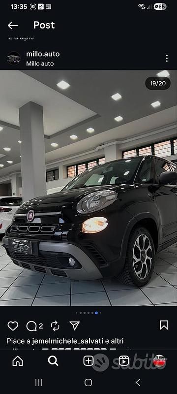 Usata Fiat 500L Cross 2019 Nero Monovolume