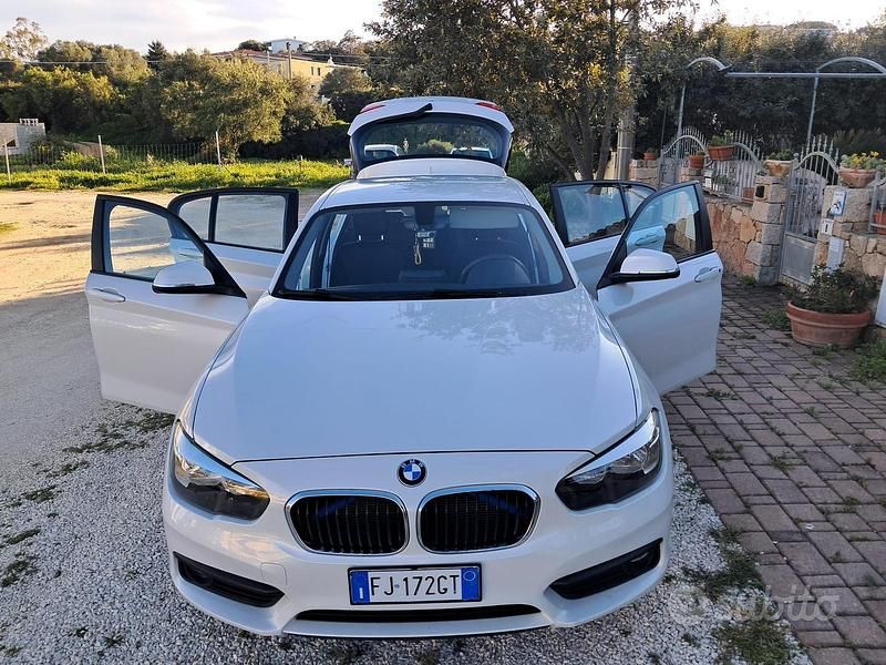 Usata BMW 116 2017 Bianco Utilitaria