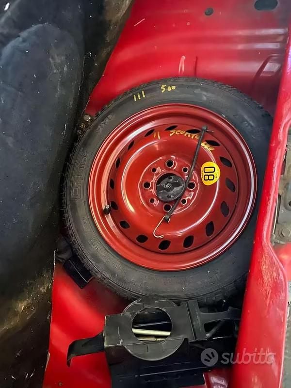 Usata Fiat Cinquecento 39 CV (28 kW) 1998 Rosso Utilitaria