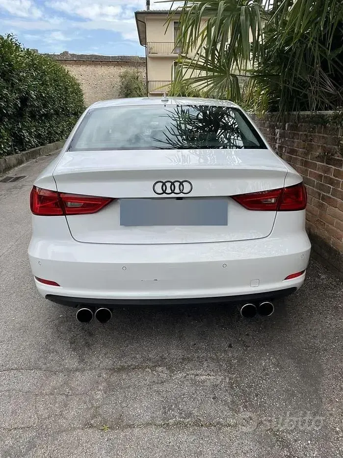 Usata Audi A3 110 CV (80 kW) 2016 Bianco Berlina