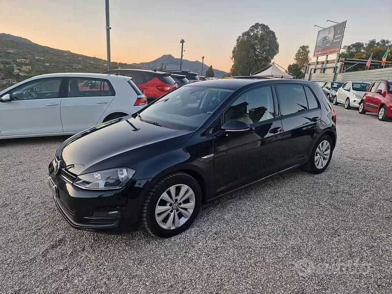 Usata VW Golf VII Highline 110 CV (80 kW) 2013 Nero Berlina