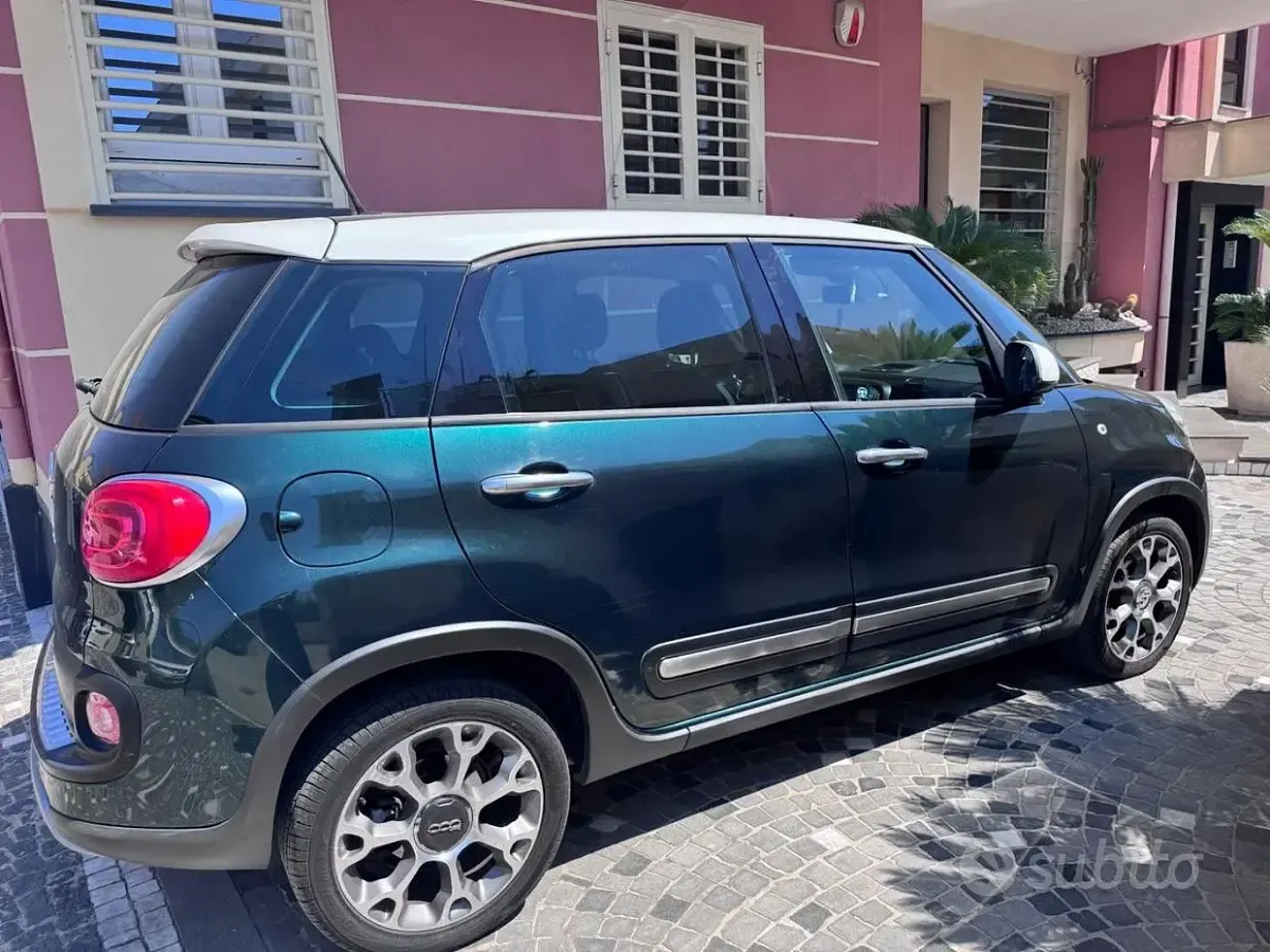 Usata Fiat 500L 105 CV (77 kW) 2014 Verde Monovolume