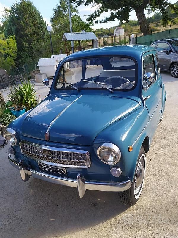 Usata Fiat 600D 1960 Blu Utilitaria